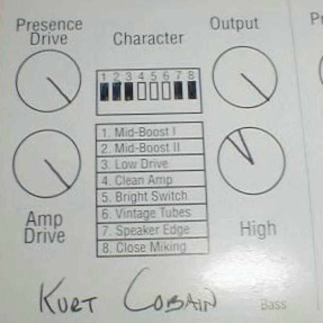 初期型 tech21 SANSAMP エフェクター  NIRVANA