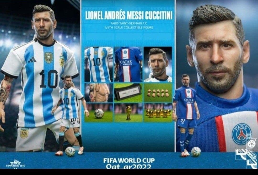 新品　1/6　リオネル・メッシ　アクションフィギュア　Competitive