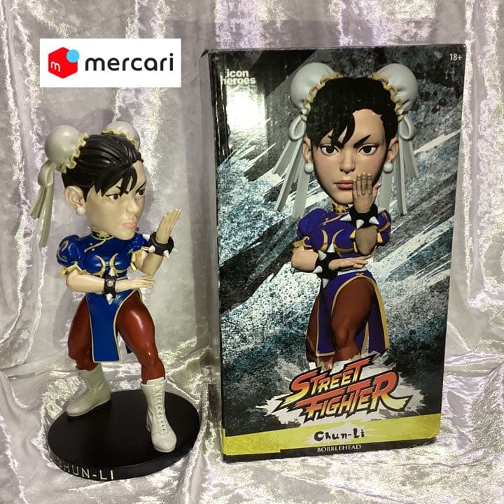 【お年玉価格】☆ 春麗　チュンリー青 ボビングヘッド　ヘッドノッカー