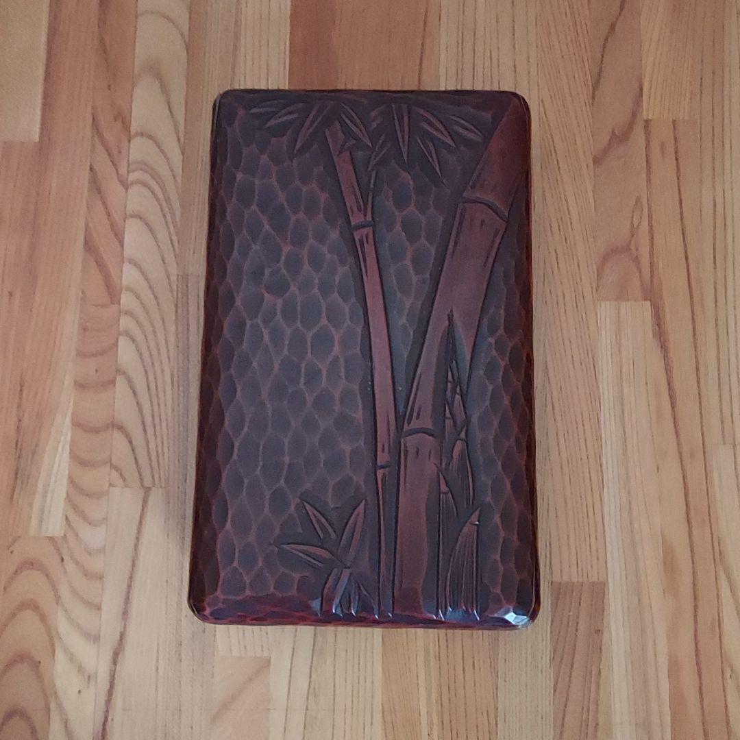 ☆昭和レトロ☆　鎌倉彫り　硯箱