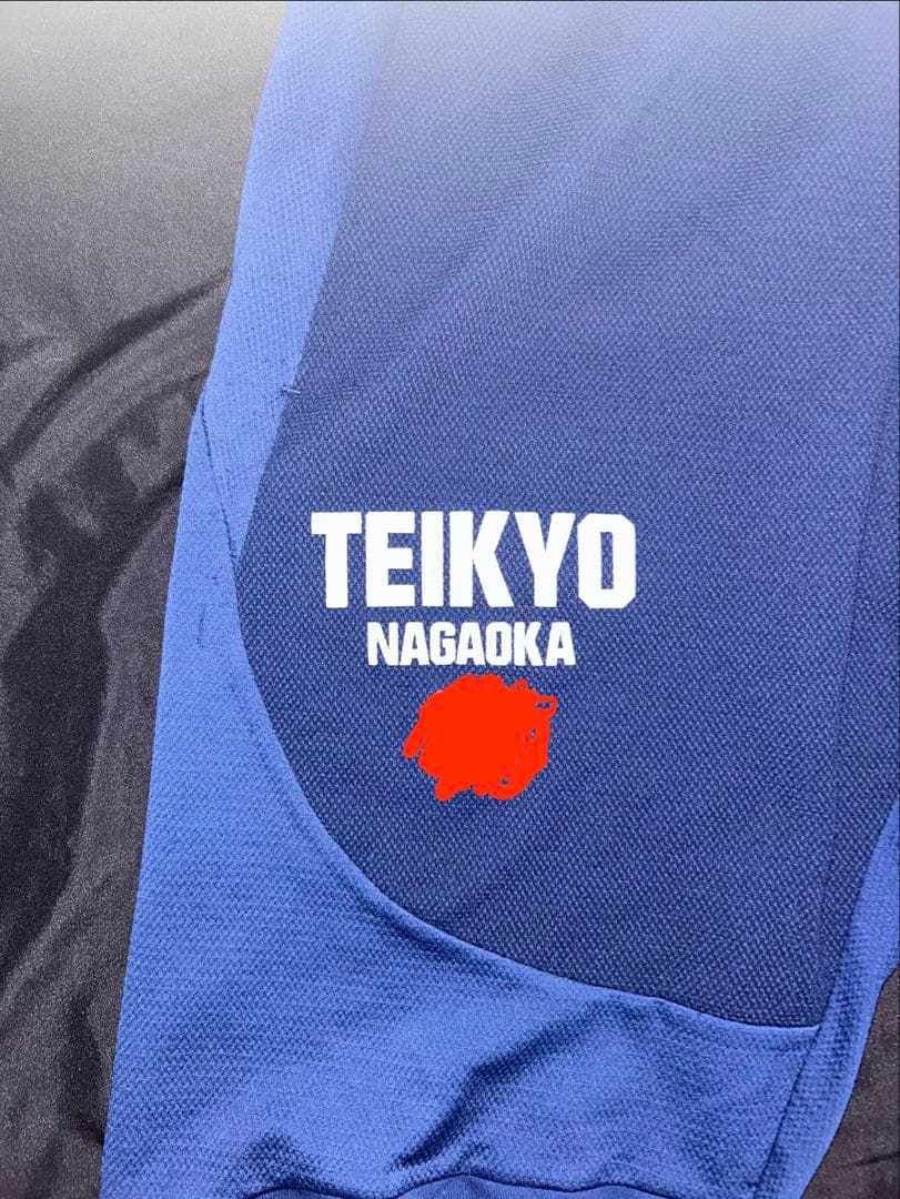 帝京長岡高校 サッカー部 選手権移動着 上下セットATHLETA Lサイズ