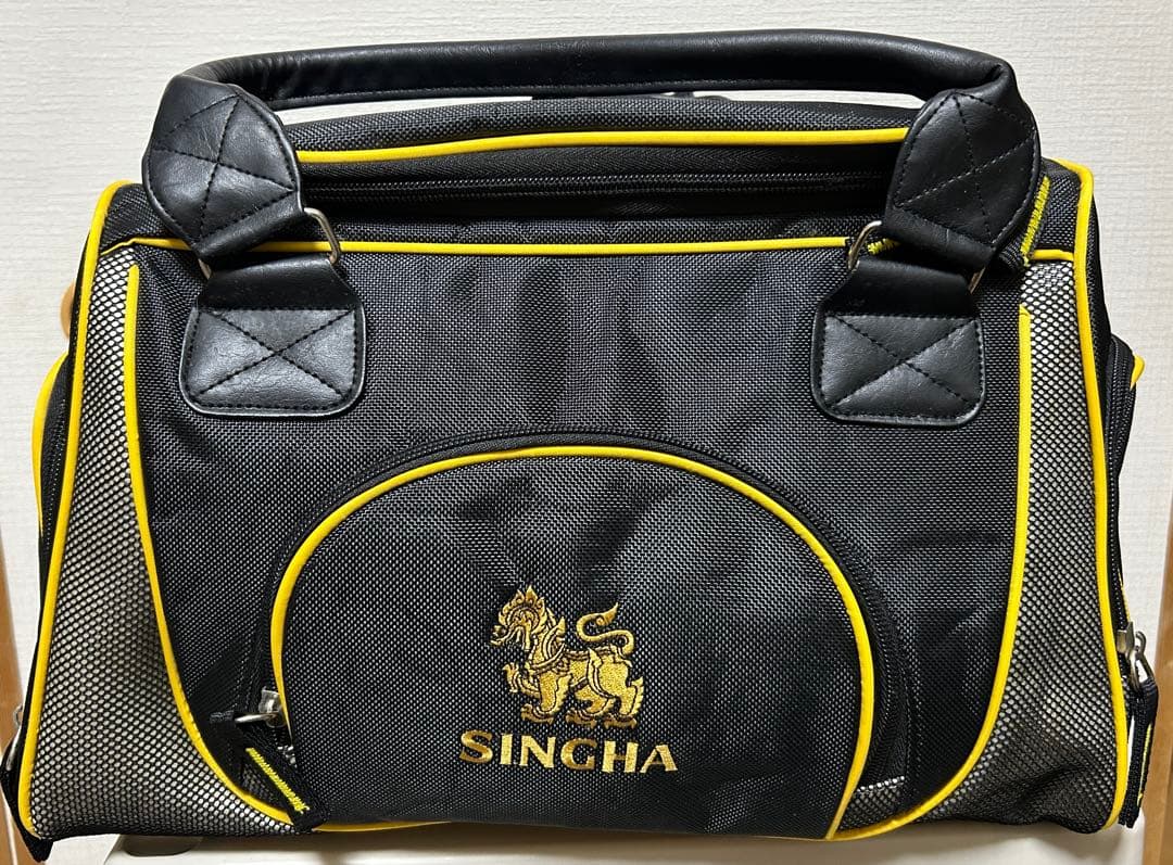 【激レア・非売品】ゴルフキャディーバッグシンハ 黒 ゴルフバッグ 傘3点セット