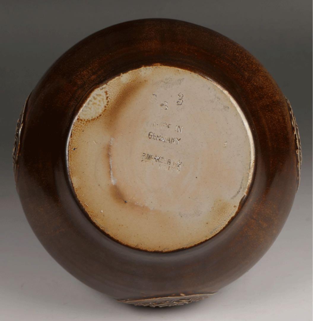 【ドイツ 塩釉 髭徳利 】びけ徳利 民芸 民藝 柳宗悦 陶磁器 ワインデカンター