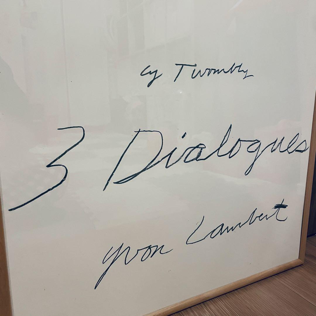 新品正規品 サイ・トゥオンブリー Cy Twombly1977 特注額装ポスター