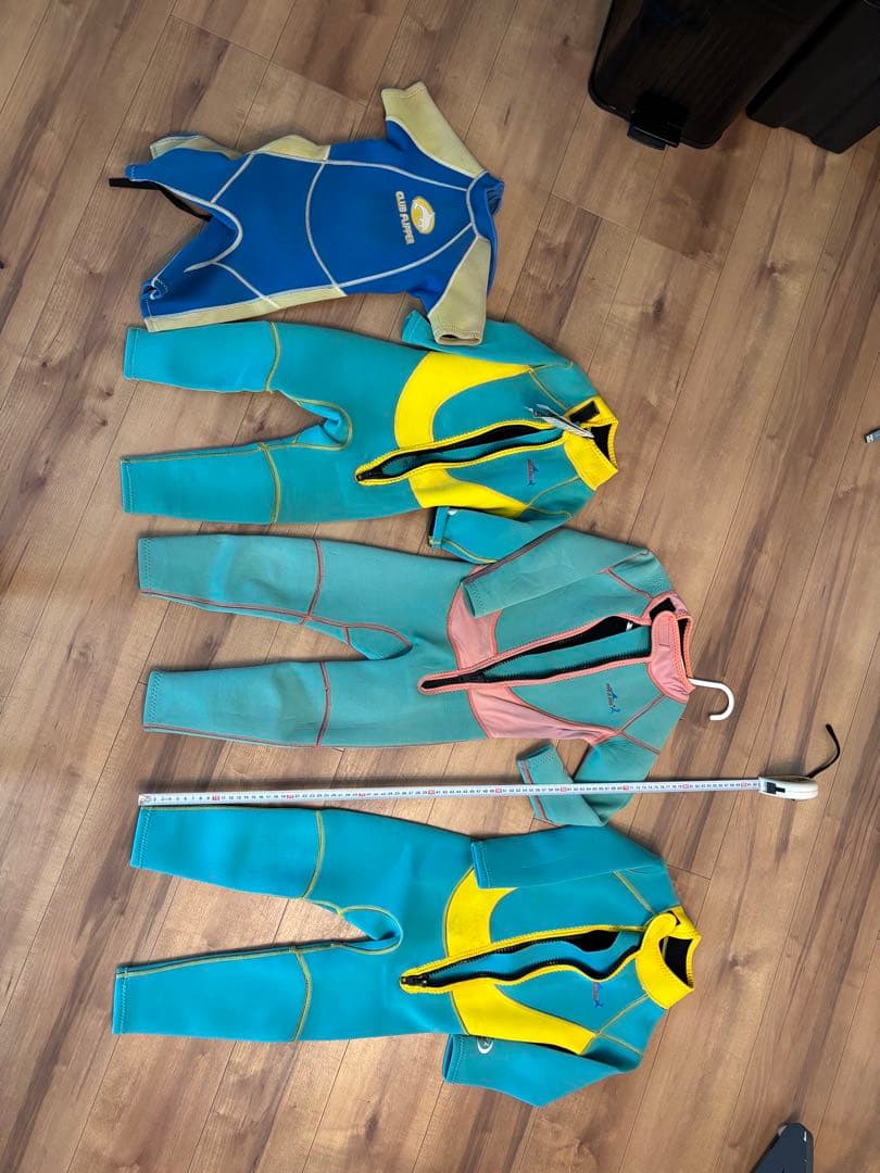 キッズウエットスーツセット（複数サイズ）　バラ売りしません