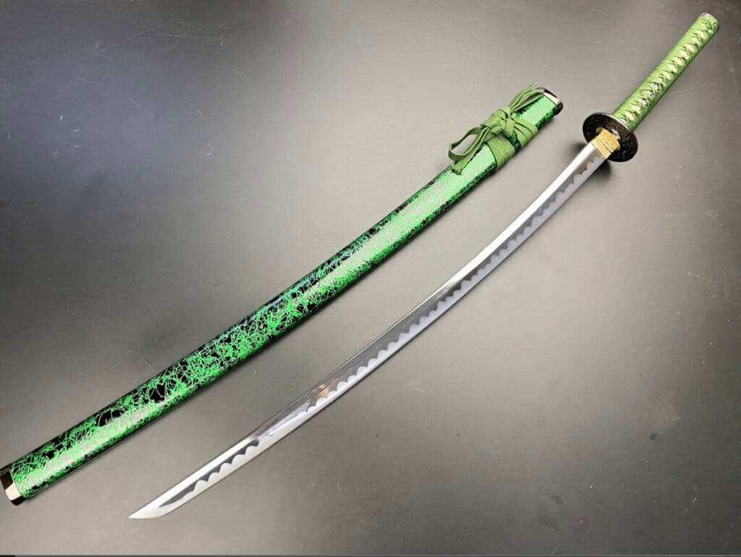 マーブル刀　緑雲大刀