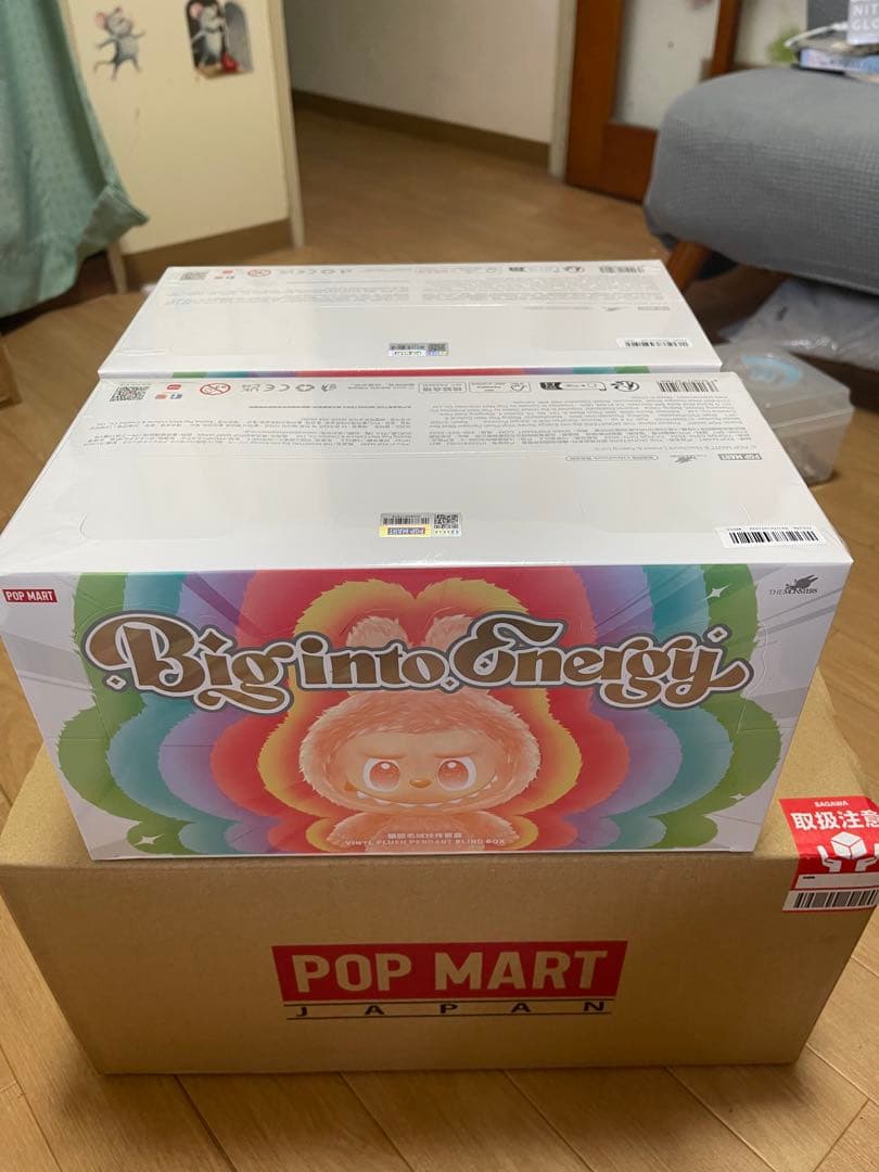 正規品・未開封 Labubu Big into Energyアソートボックスx2