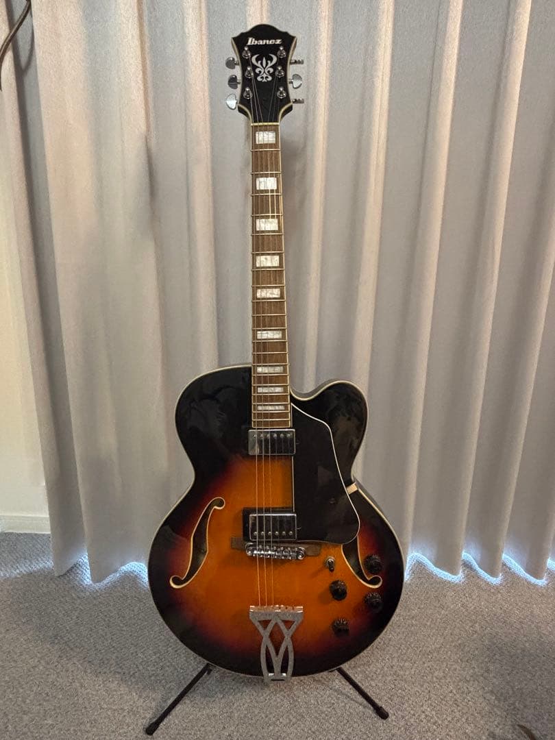 最終価格/ケース,保証書付き Ibanez フルアコースティックギター