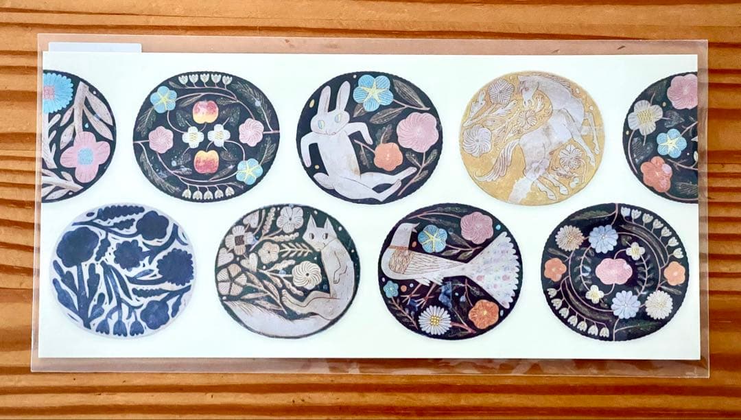 まむページ　ポストカード付 鹿児島睦　陶板　一点物　陶芸家　ハンドワーク