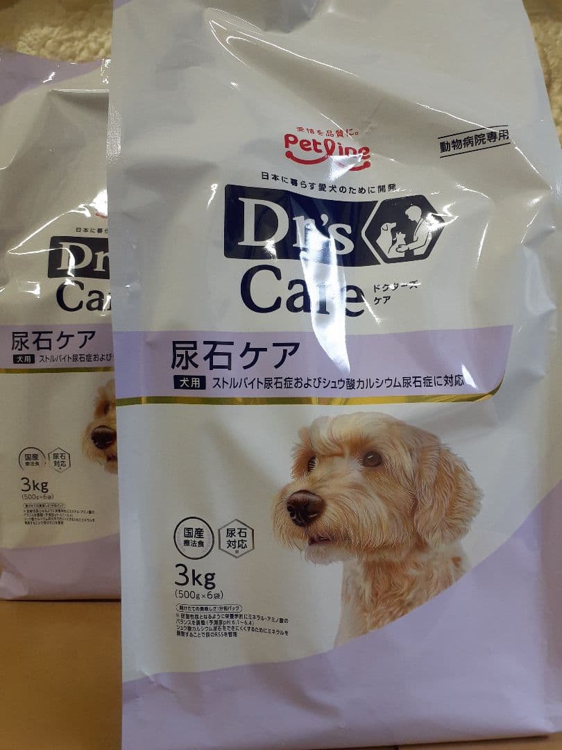 シマエナガ様ドクターズケア犬用療法食尿石ケア3kg×2袋