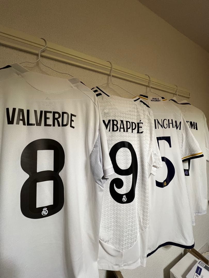 レアル・マドリード　 オーセンティックユニフォーム　まとめ売り 4枚