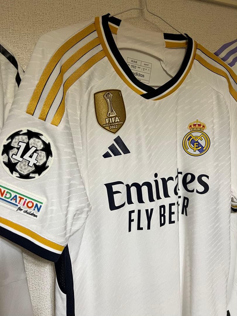 レアル・マドリード　 オーセンティックユニフォーム　まとめ売り 4枚