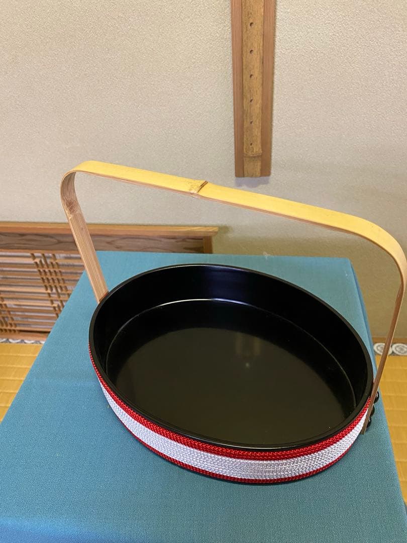 【本日限定】茶道具/煙草盆 莨盆 手付 組紐 鵬雲斎好 茶道