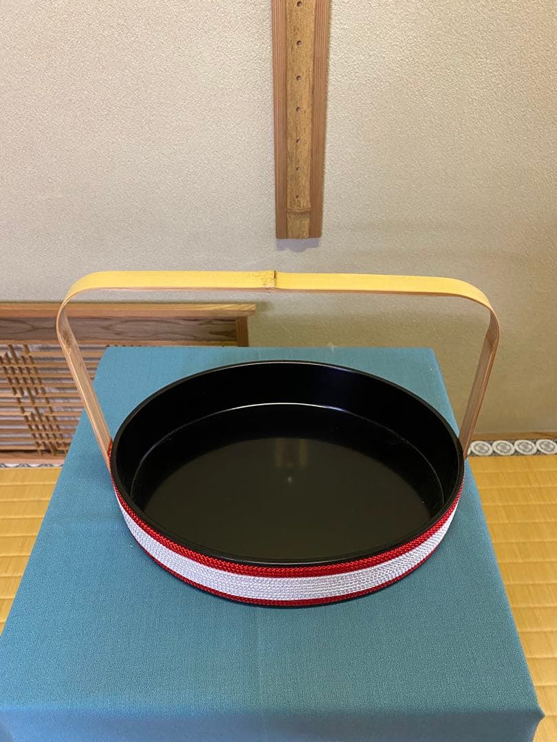 【本日限定】茶道具/煙草盆 莨盆 手付 組紐 鵬雲斎好 茶道