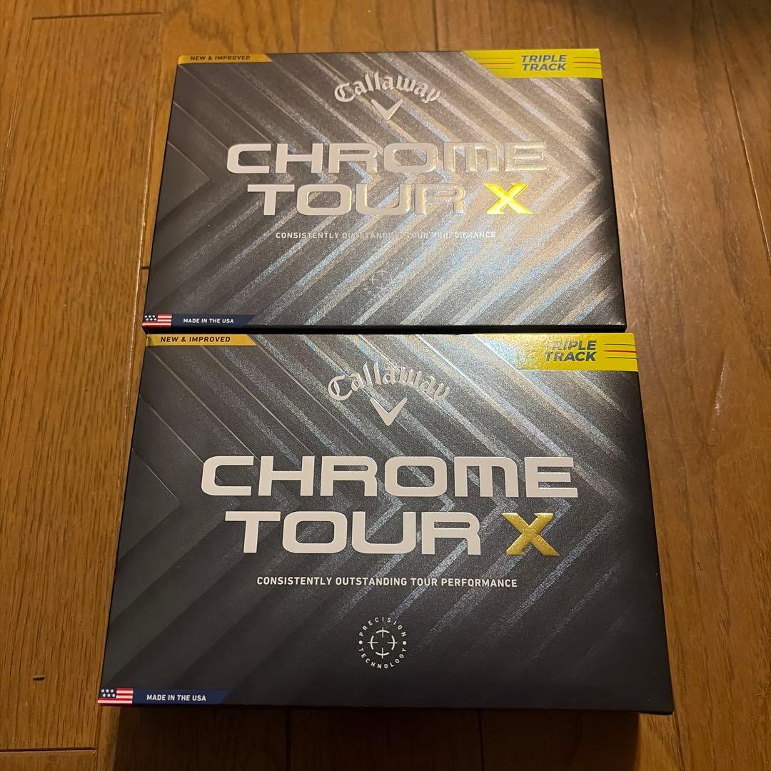 Callaway Chrome Tour X ゴルフボール 2箱セット　NEW