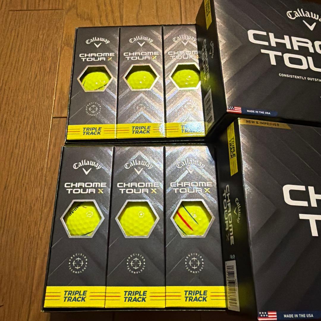 Callaway Chrome Tour X ゴルフボール 2箱セット　NEW