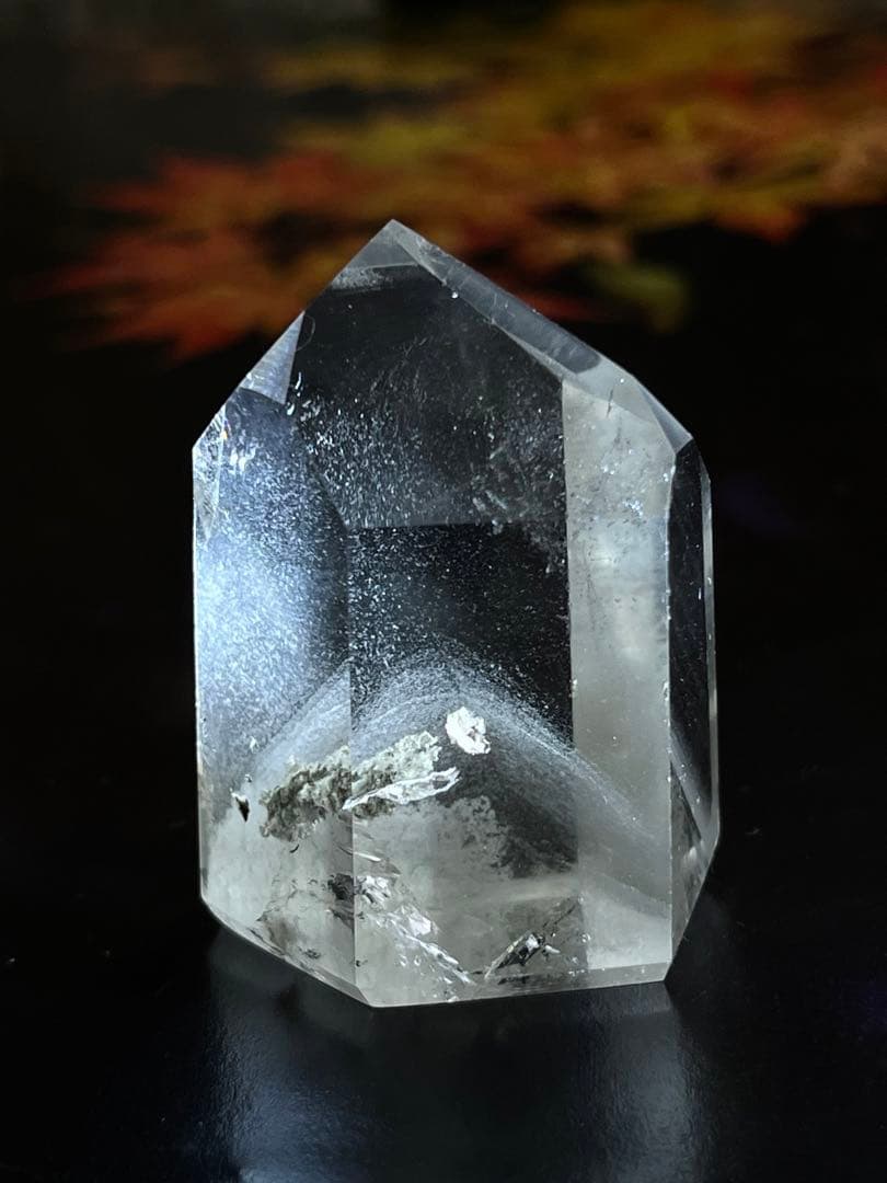 龍脈水晶✨　ホワイトファントム　クリスタル　水晶　原石　ポリッシュ　ポイント