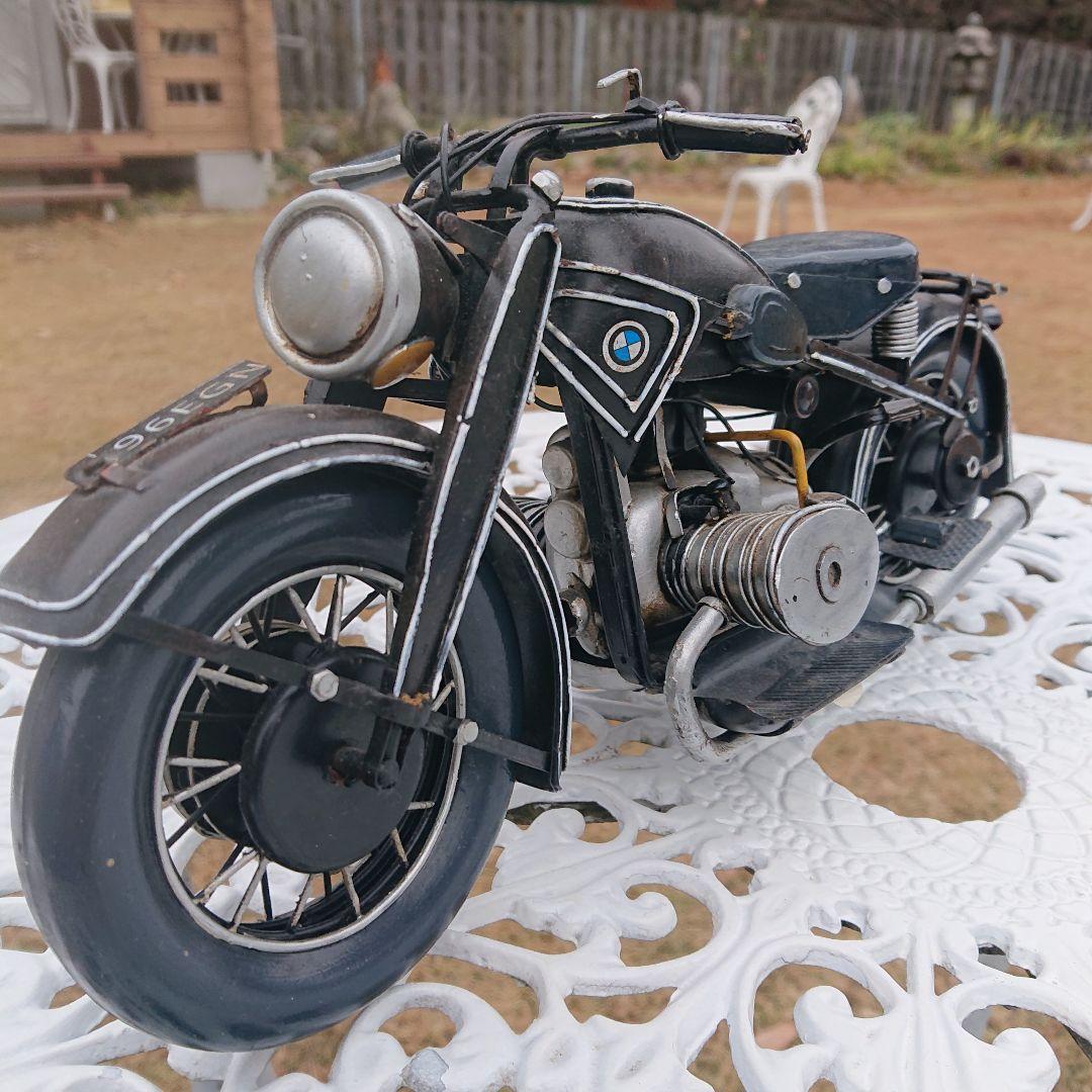  ミニチュアオートバイ 金属製？長33幅10高16cm重750g