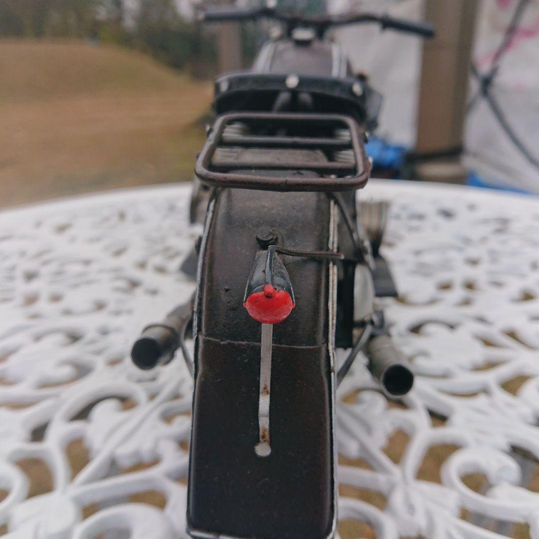  ミニチュアオートバイ 金属製？長33幅10高16cm重750g