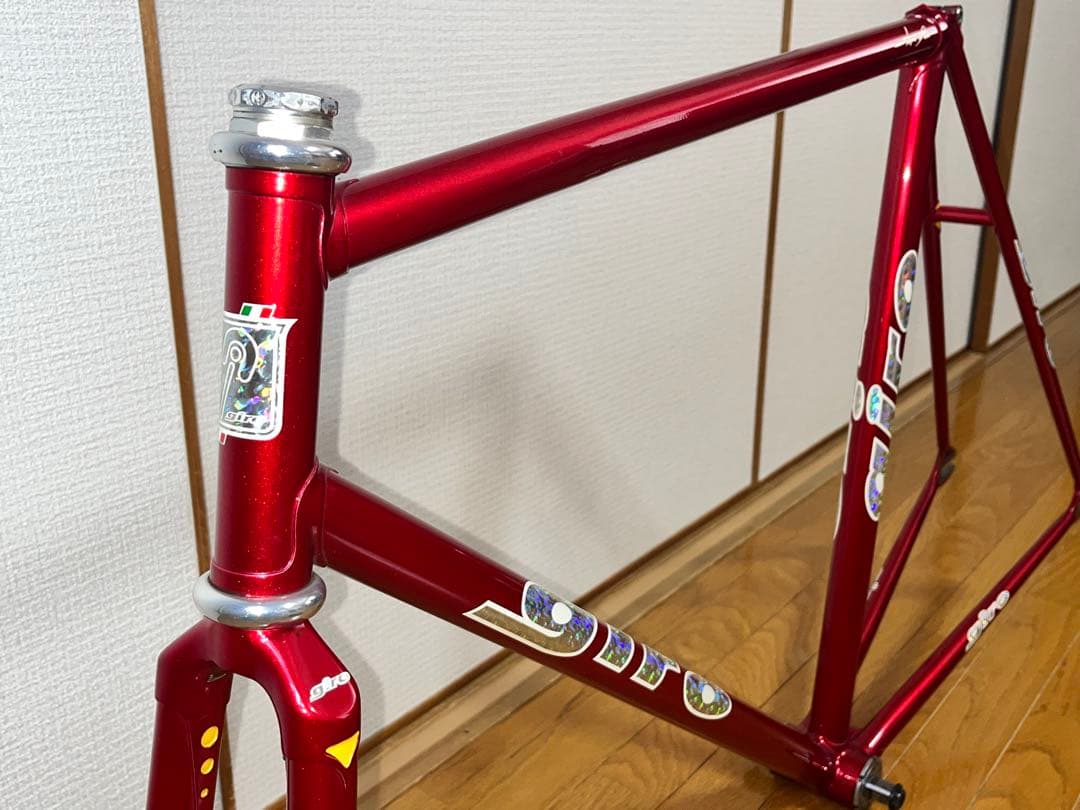 【値下げ】ジロ　競輪　ピスト　フレーム NJS