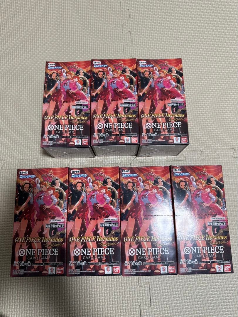 ワンピースカードゲーム ヒロインズエディション　未開封7BOX テープ付き