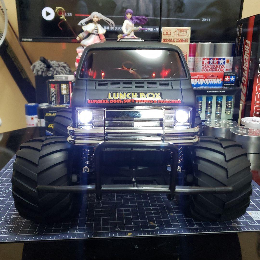 タミヤ 1/12 ランチボックス ブラックエディション ESC サーボ付き