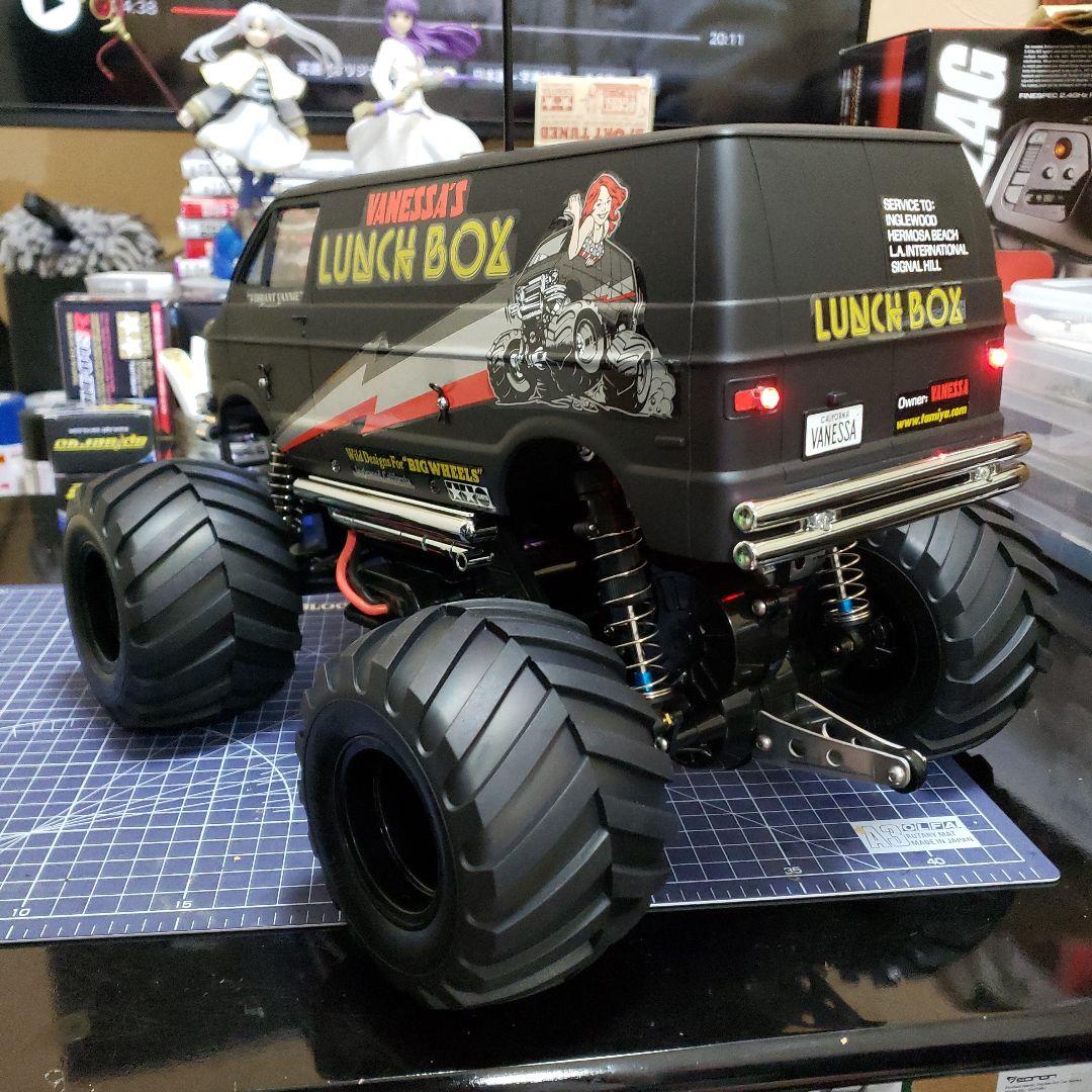 タミヤ 1/12 ランチボックス ブラックエディション ESC サーボ付き