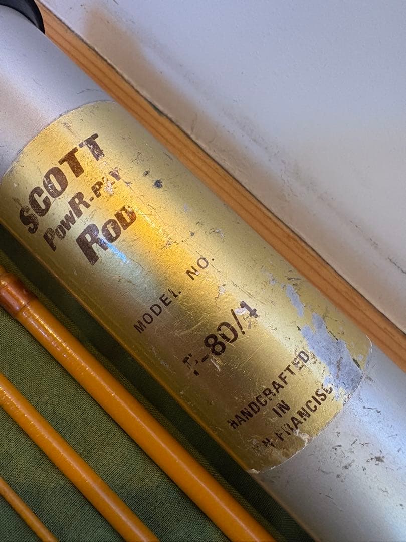 Scott Pow-R-Ply F80/4, 5WT フライフィッシング