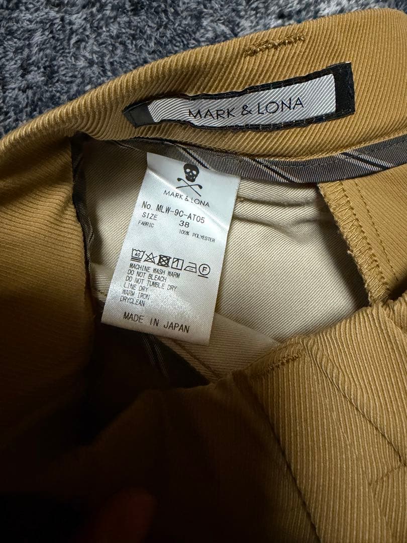 MARK & LONA マークアンドロナ　ベージュ パンツ　38 used