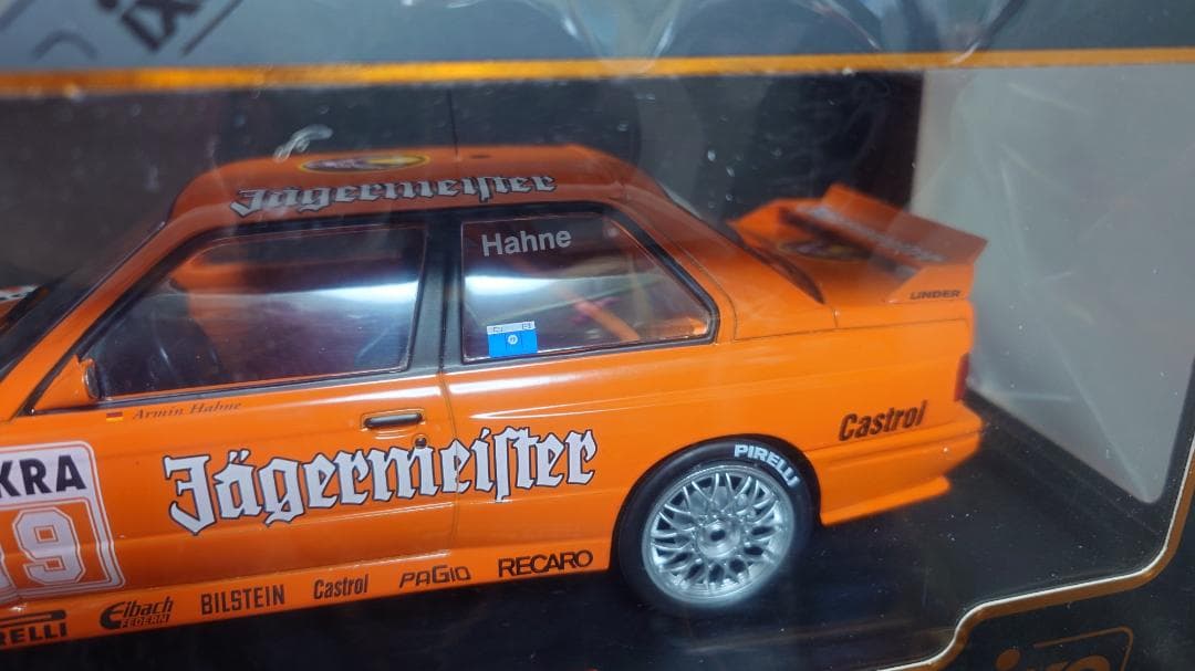 新品★ イクソ ixo  E30 M3 イエガーマイスタ－ 1/18