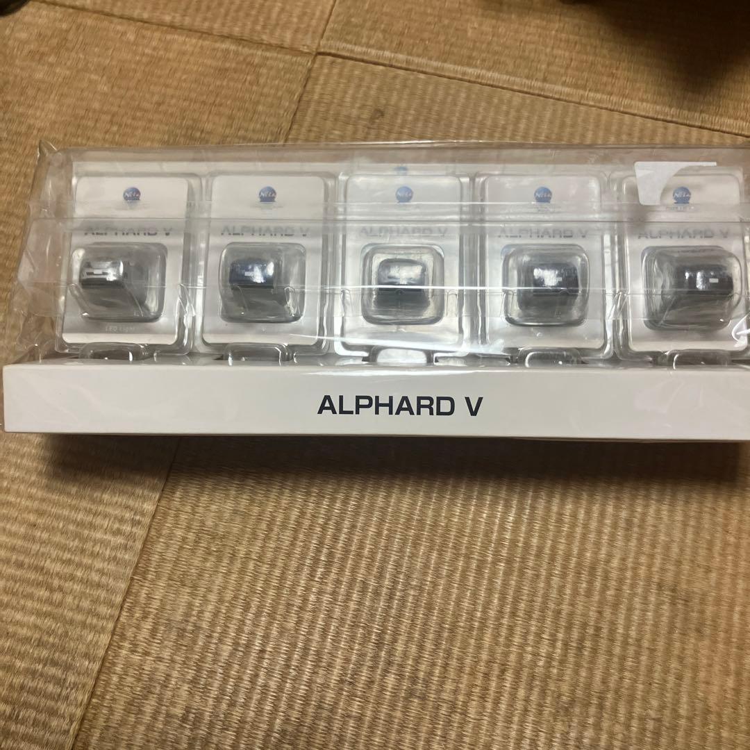 激レア　非売品　ネッツトヨタ　アルファードV  LEDミニカー5個セット