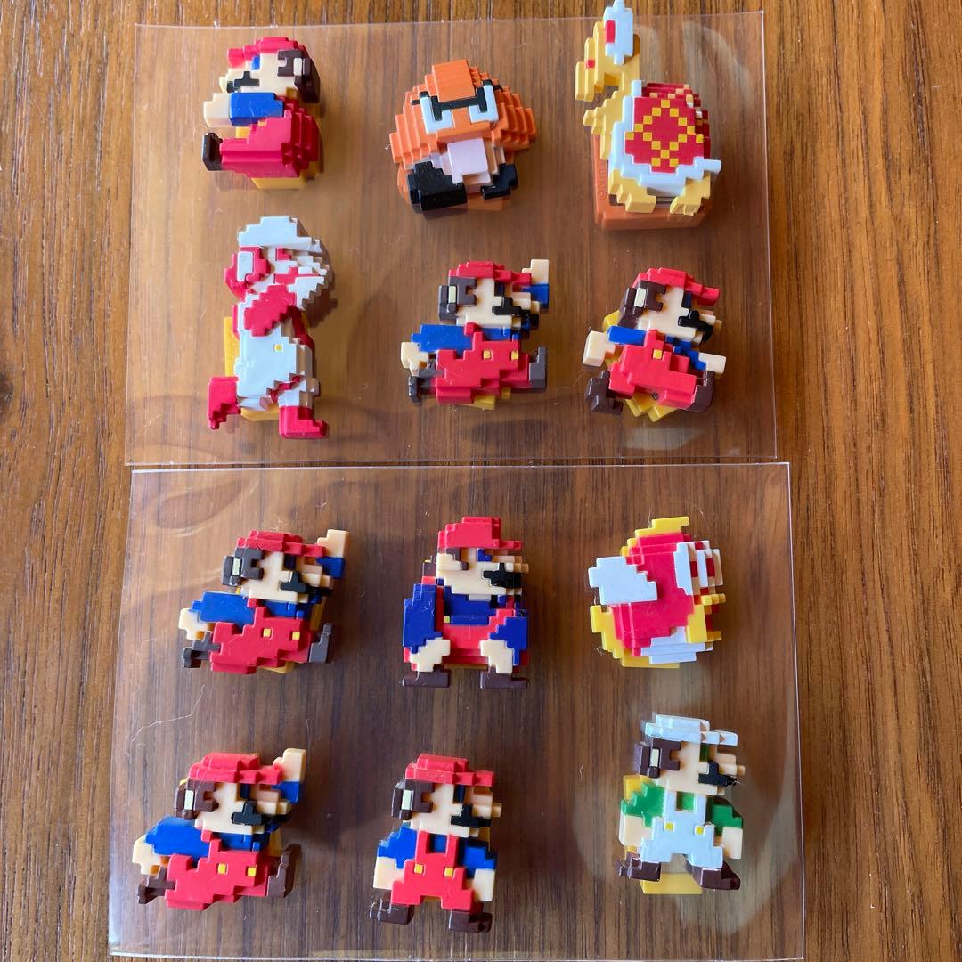 スーパーマリオブラザーズ　ステージフィギュア　12種　マグネットフィギュア