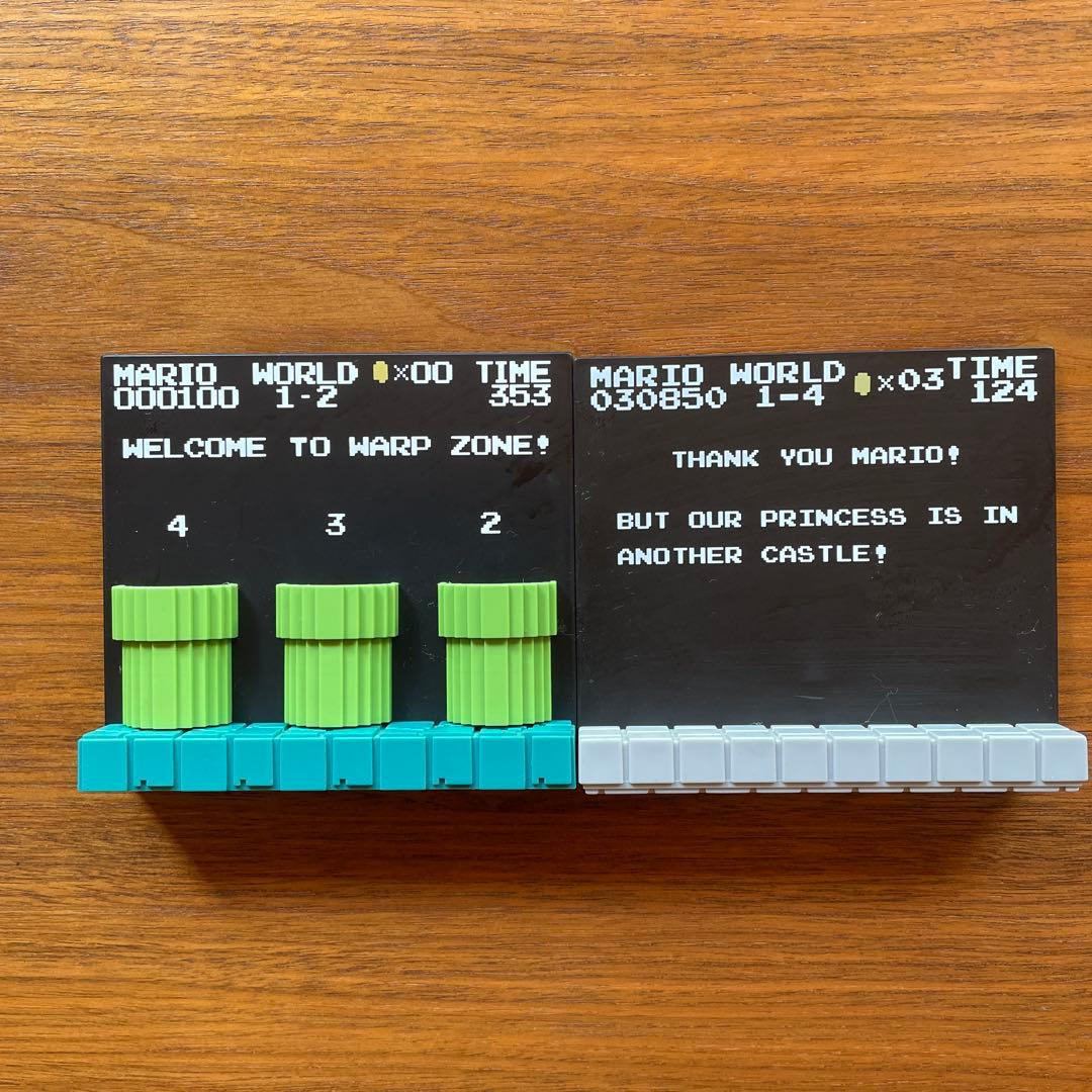 スーパーマリオブラザーズ　ステージフィギュア　12種　マグネットフィギュア