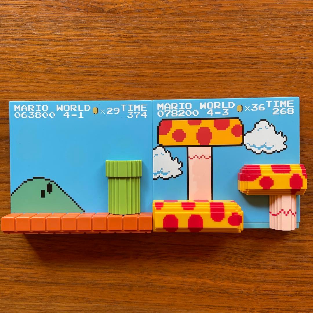 スーパーマリオブラザーズ　ステージフィギュア　12種　マグネットフィギュア