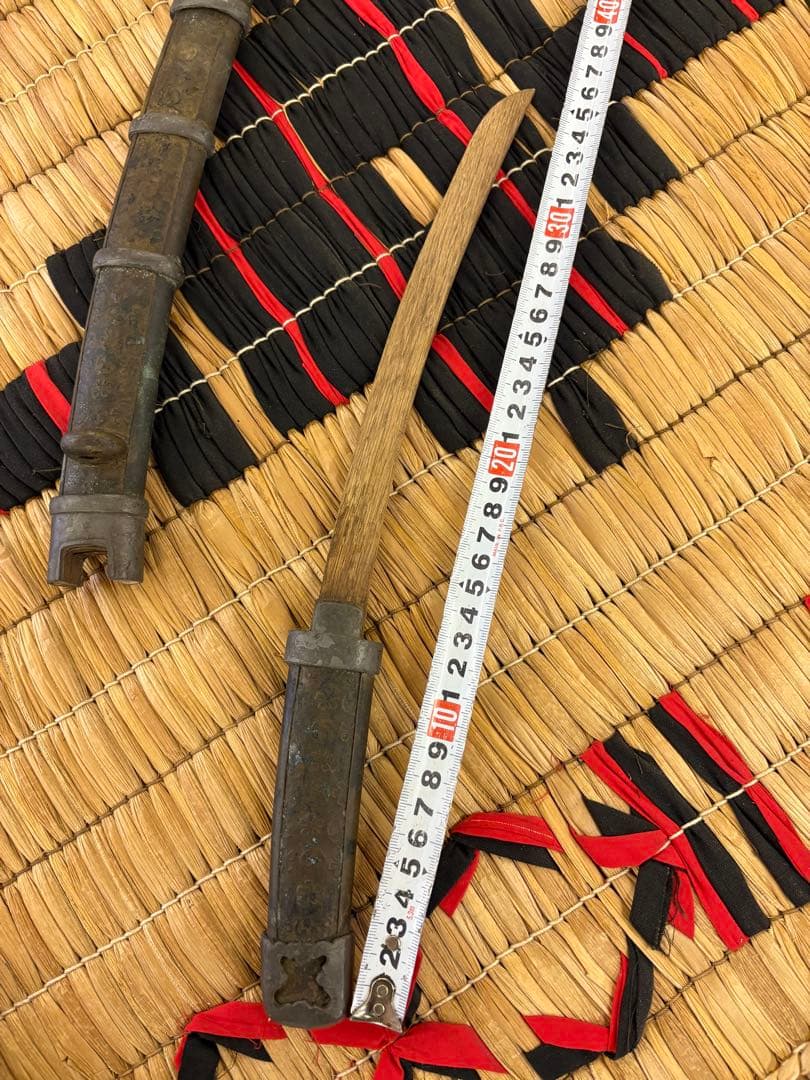 アイヌ　覆輪腰刀拵　タクネピコロ　エムシポ　拵　腰刀　刀装具　短刀拵