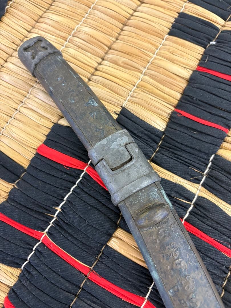 アイヌ　覆輪腰刀拵　タクネピコロ　エムシポ　拵　腰刀　刀装具　短刀拵