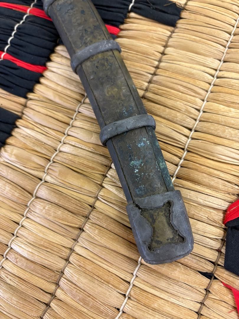 アイヌ　覆輪腰刀拵　タクネピコロ　エムシポ　拵　腰刀　刀装具　短刀拵