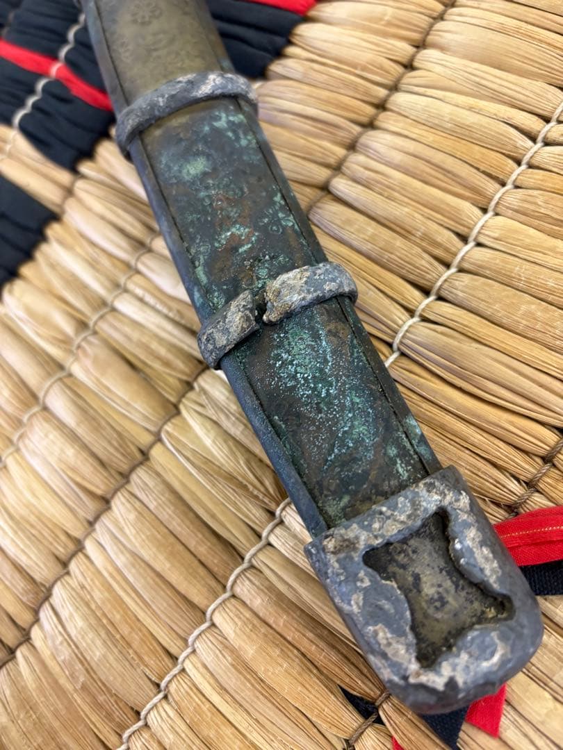 アイヌ　覆輪腰刀拵　タクネピコロ　エムシポ　拵　腰刀　刀装具　短刀拵