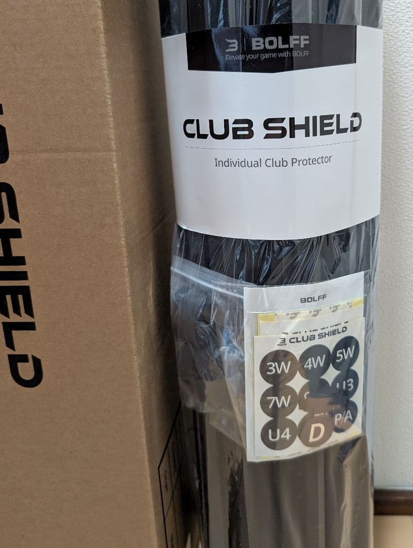 クラブシールド 14本のゴルフクラブを個別に保護＆整理できる！