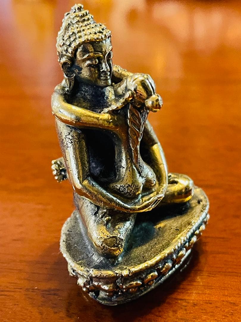 チベット密教 秘仏 シャクティ 歓喜仏　ヤブユム像　仏像 仏陀　釈迦　一点物