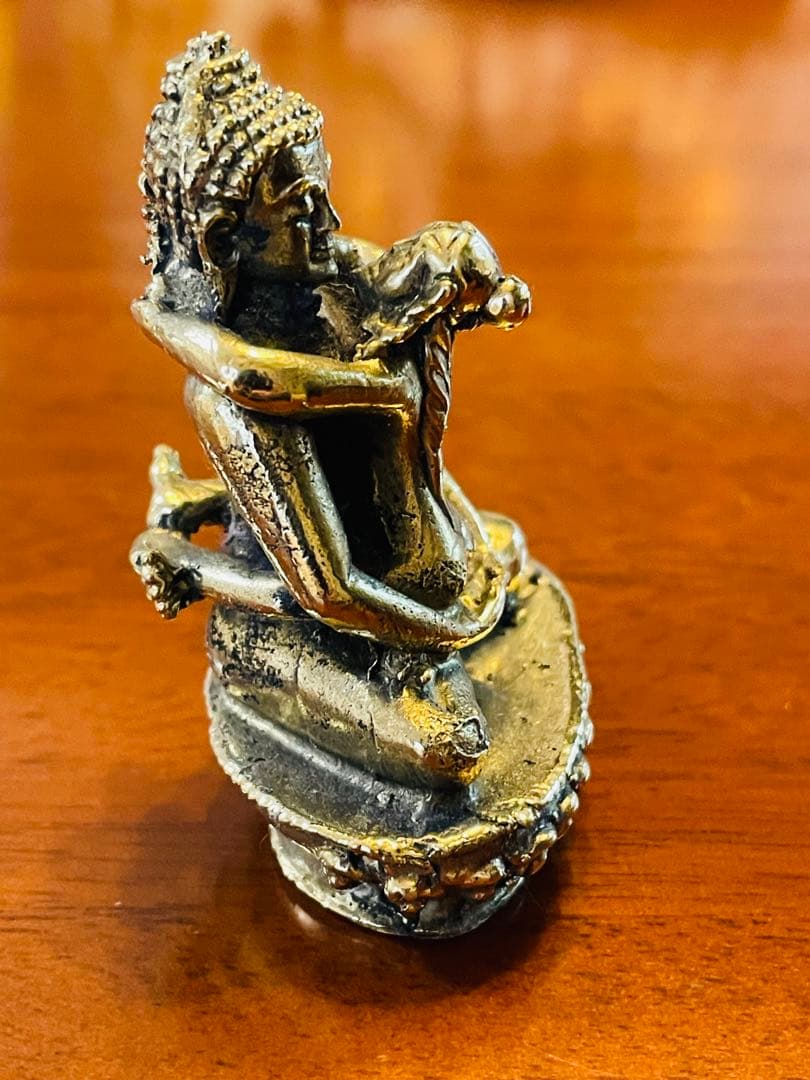 チベット密教 秘仏 シャクティ 歓喜仏　ヤブユム像　仏像 仏陀　釈迦　一点物