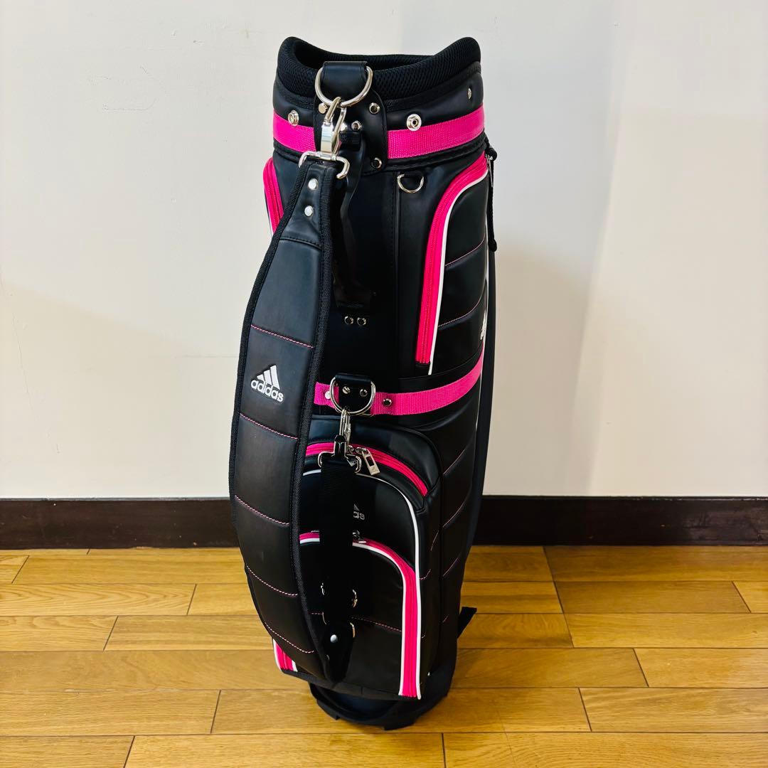 【ほぼ未使用品】adidas アディダス　レディースキャディバッグ 送料込み