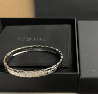 CHANEL シャネル ココクラッシュ風 マトラッセ ブレスレット 17cm