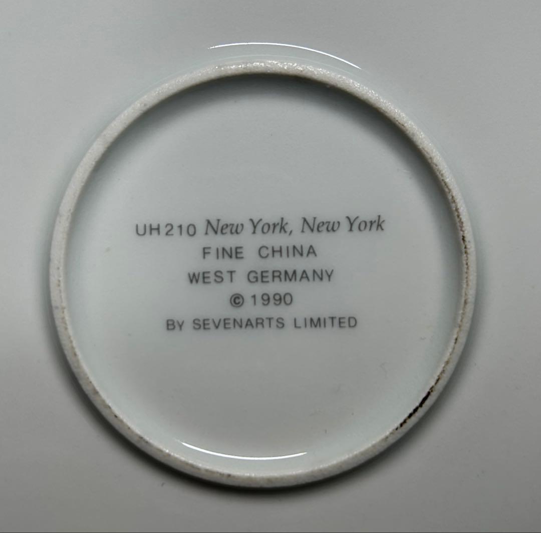 エルテ 『ニューヨーク、ニューヨーク』ファイン チャイナ 1990年 署名入