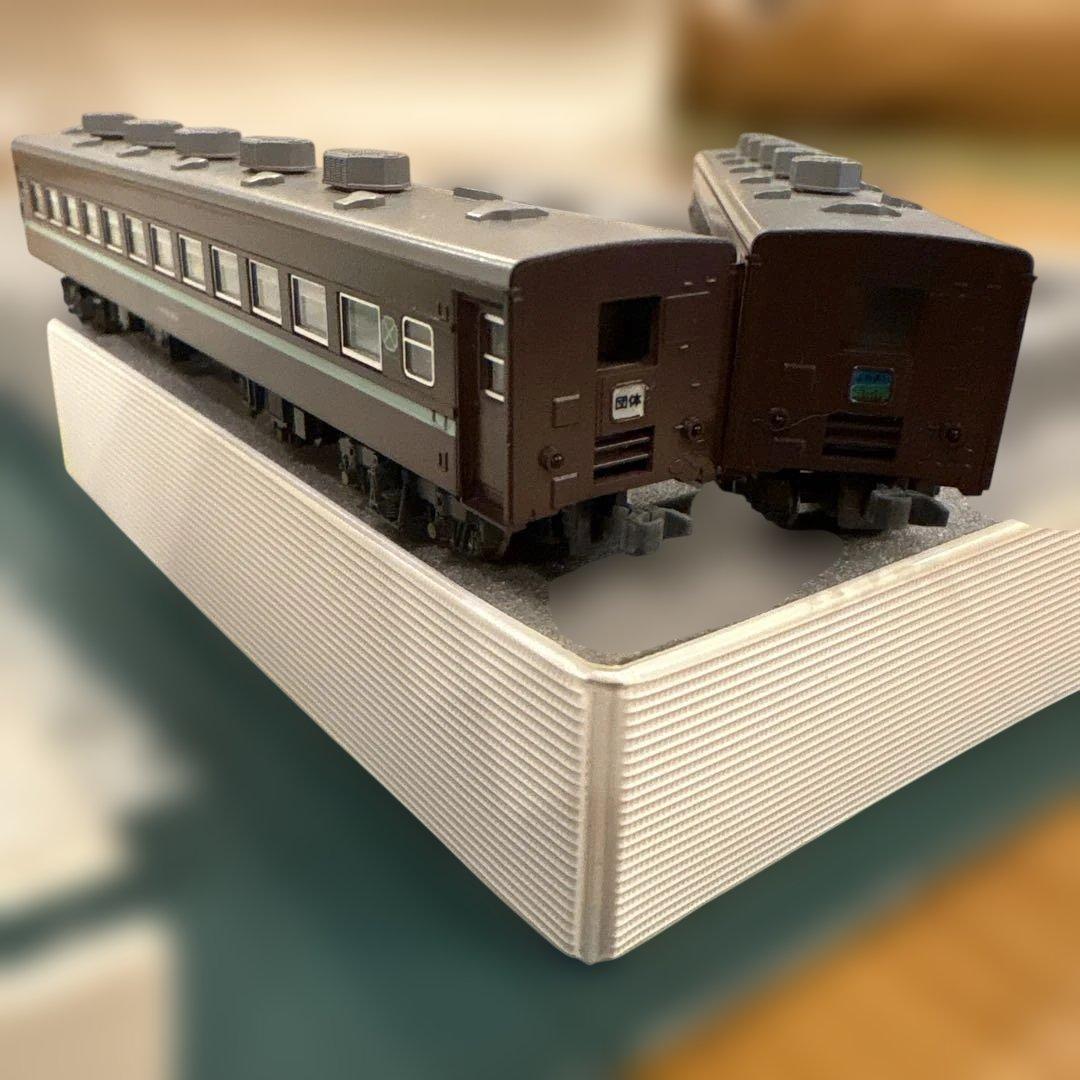 KATO 10-176スロ81系 和式客車ふれあい6両セット③愛称シール使用済み