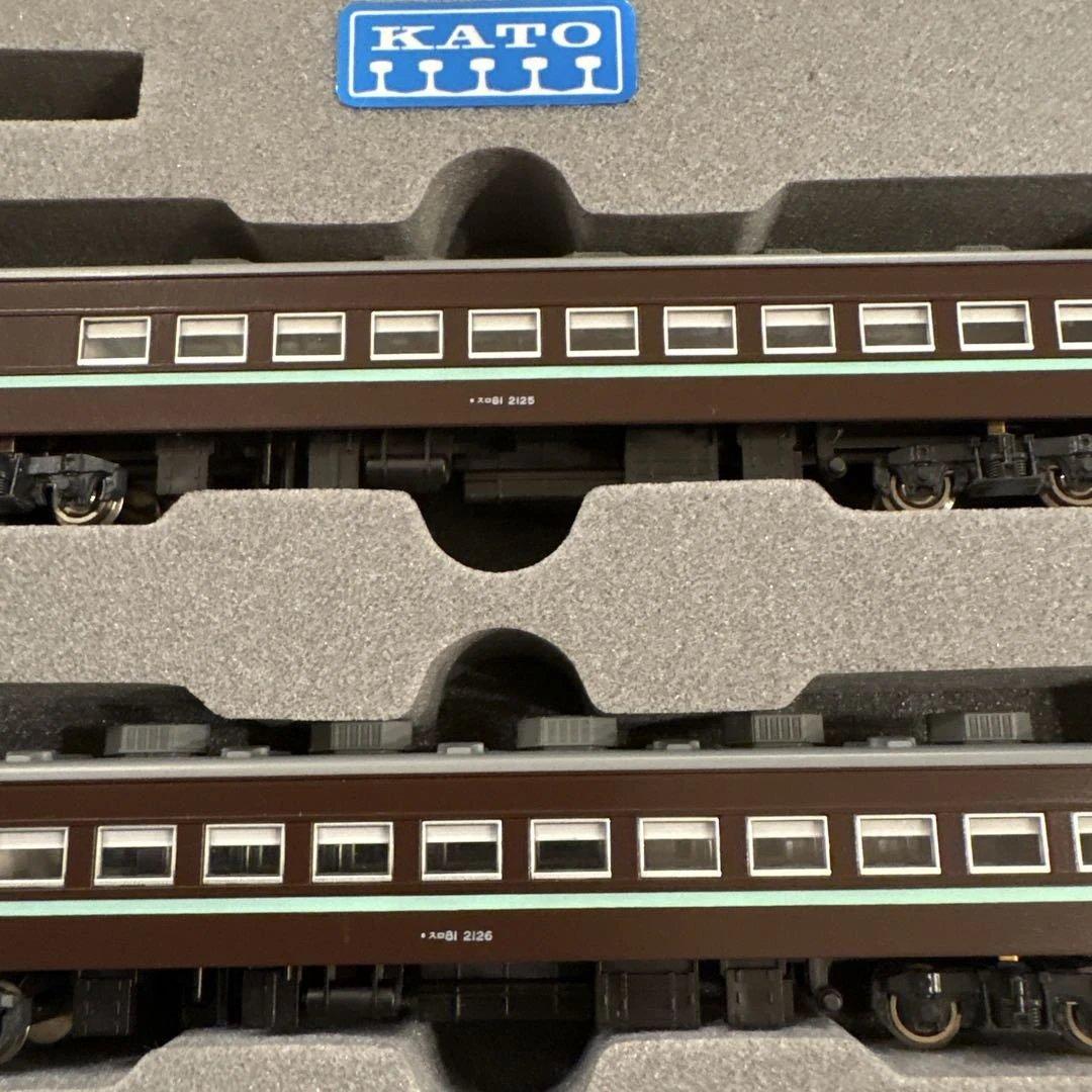 KATO 10-176スロ81系 和式客車ふれあい6両セット③愛称シール使用済み