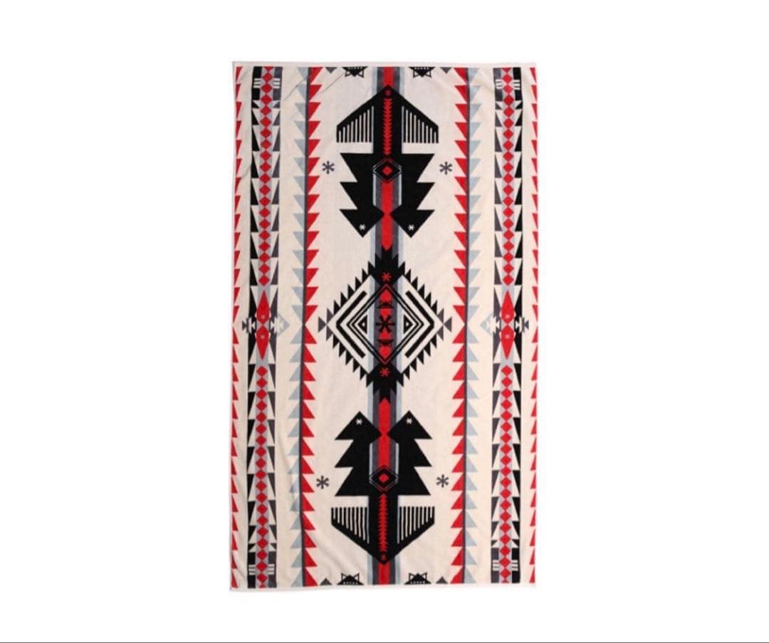 『大人気』タグ付きスノーピーク&ペンドルトン 大判ブランケット【ベージュ】セット