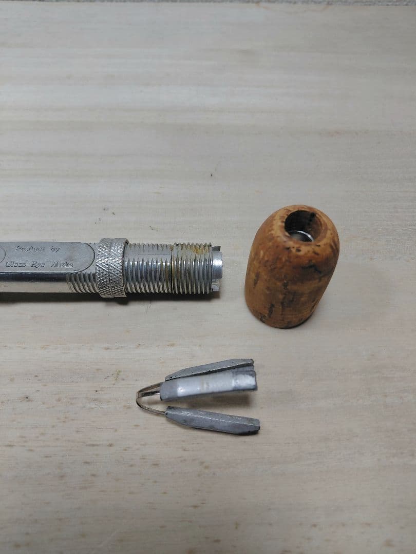 グラスアイ スピニング用 ストレートコルクグリップ オールド