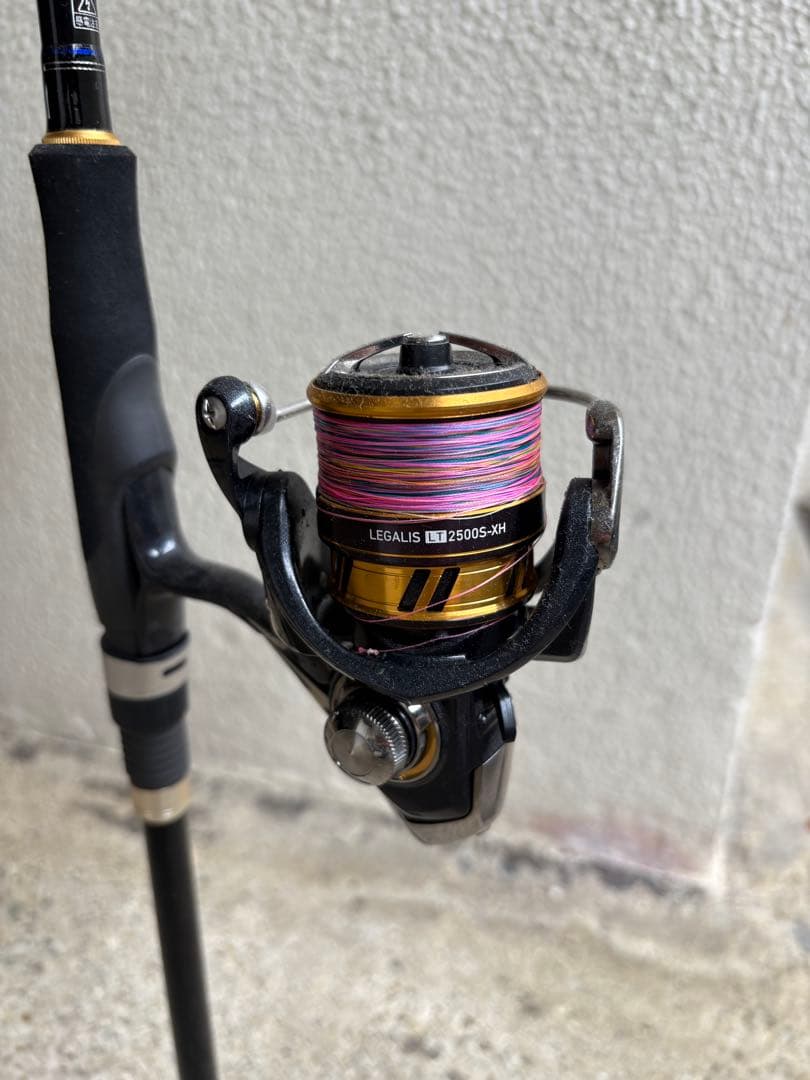 エギングロッドとLEGALISリールセット