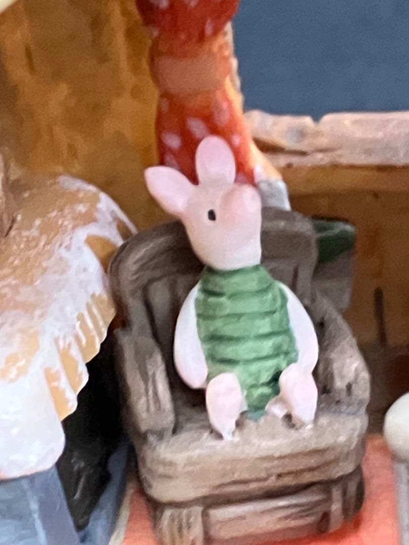 値下！くまのプーさん クラシックプー 100 Acre Wood 置き物 セット